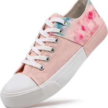 Canvas Shoes for Women Low Top Women's Fashion Sneakers Casual Tennis Shoes Classic Canvas Walking Shoes