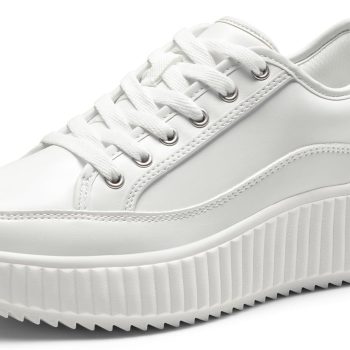 Women Platform Chunky Lightweight Comfortable Casual Lace-Up  Fashion Sneakers