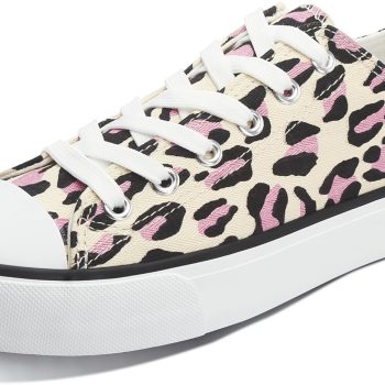 Women’s Canvas Shoes Low Top Fashion Sneakers Slip on Walking Shoe